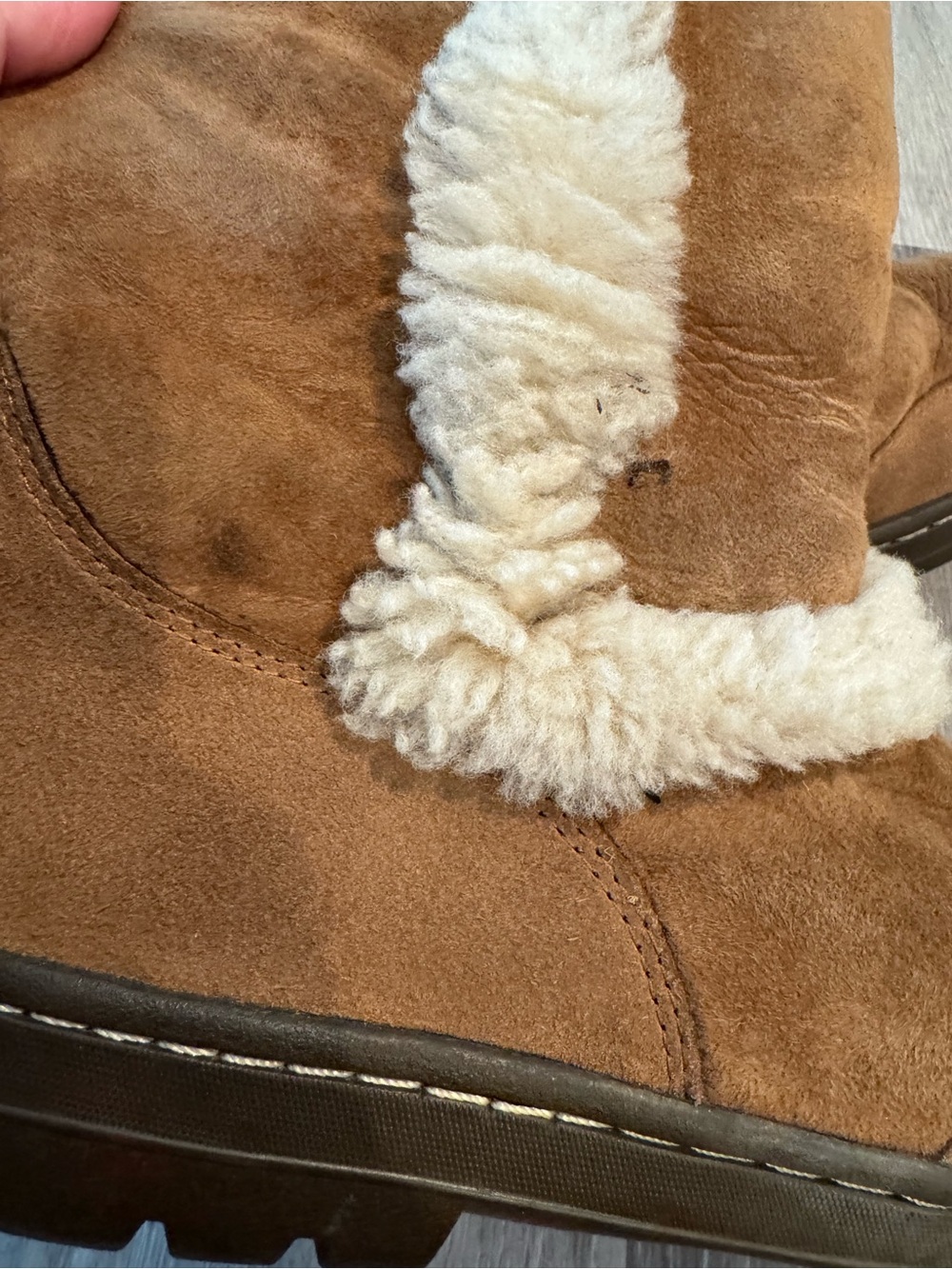 UGG Women's Sundance II Revival shearling boots in chestnut - Picture 6 of 11
